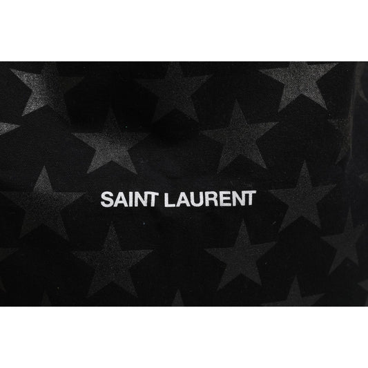 Saint Laurent Rive Droite Black Tote Bag With Star Print Tote bag