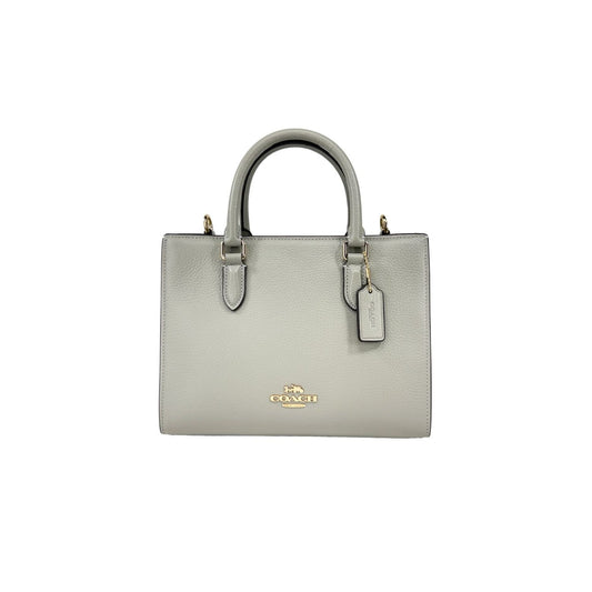 COACH Coach Maggie Small Leather Crossbody Tote Bag