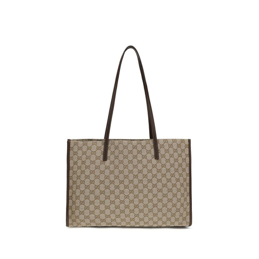 Gucci Beige Polyester Shoulder Bag