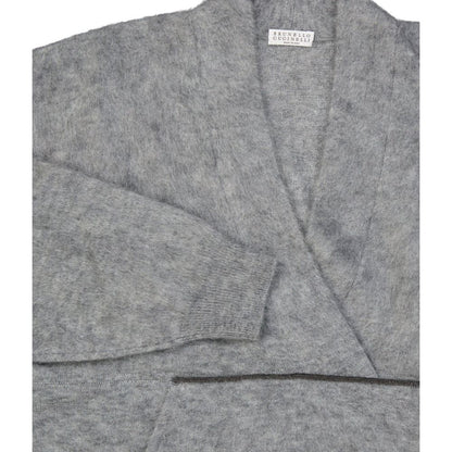 Brunello Cucinelli Gray Wool Sweatshirt