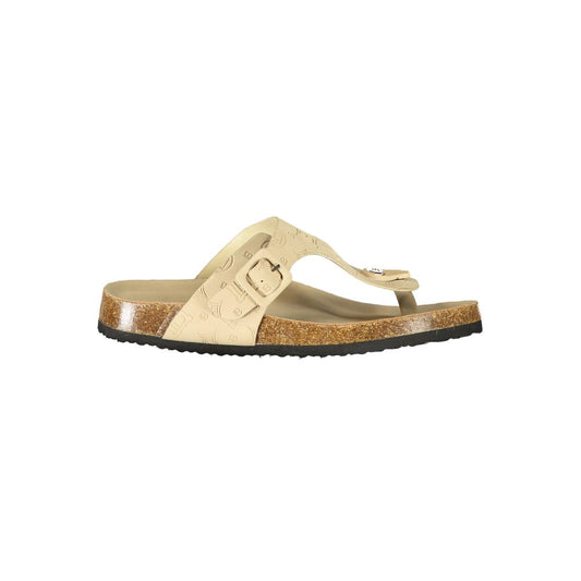 Laura Biagiotti Beige Polyethylene Flip-Flop Sandals