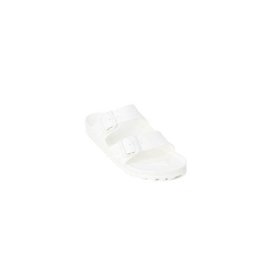 Birkenstock White Plastic Flat Sandals