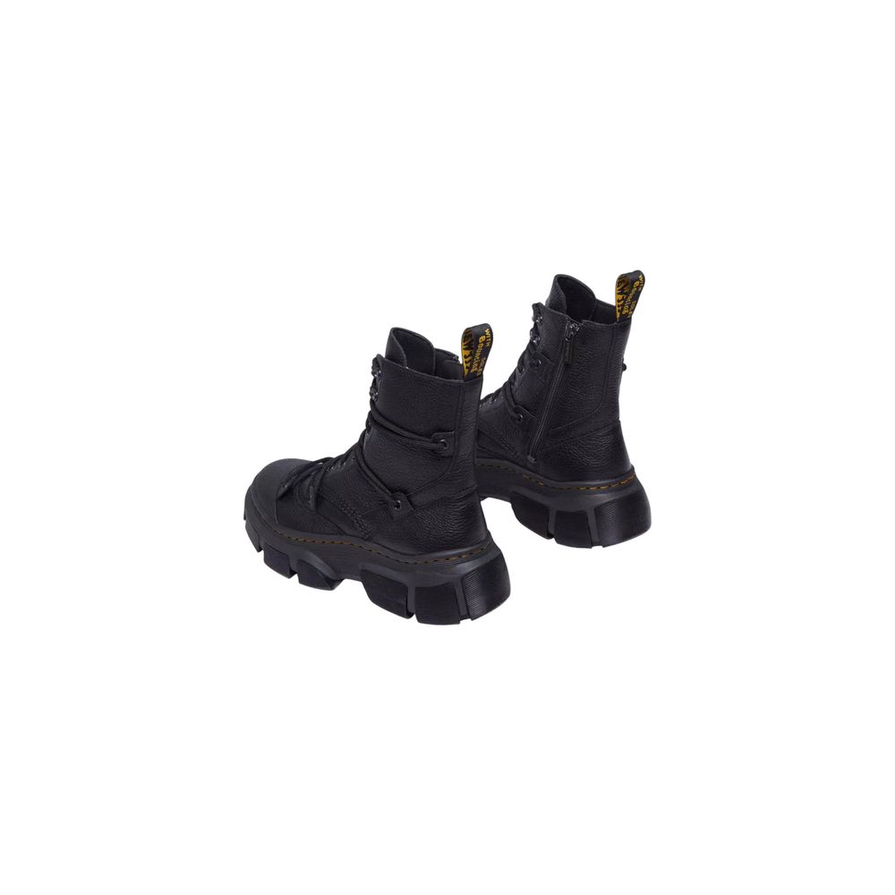 Dr. Martens Black Leather Lace-Up Boots