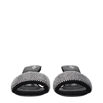 Prada Black Fabric Stiletto Heel Sandals