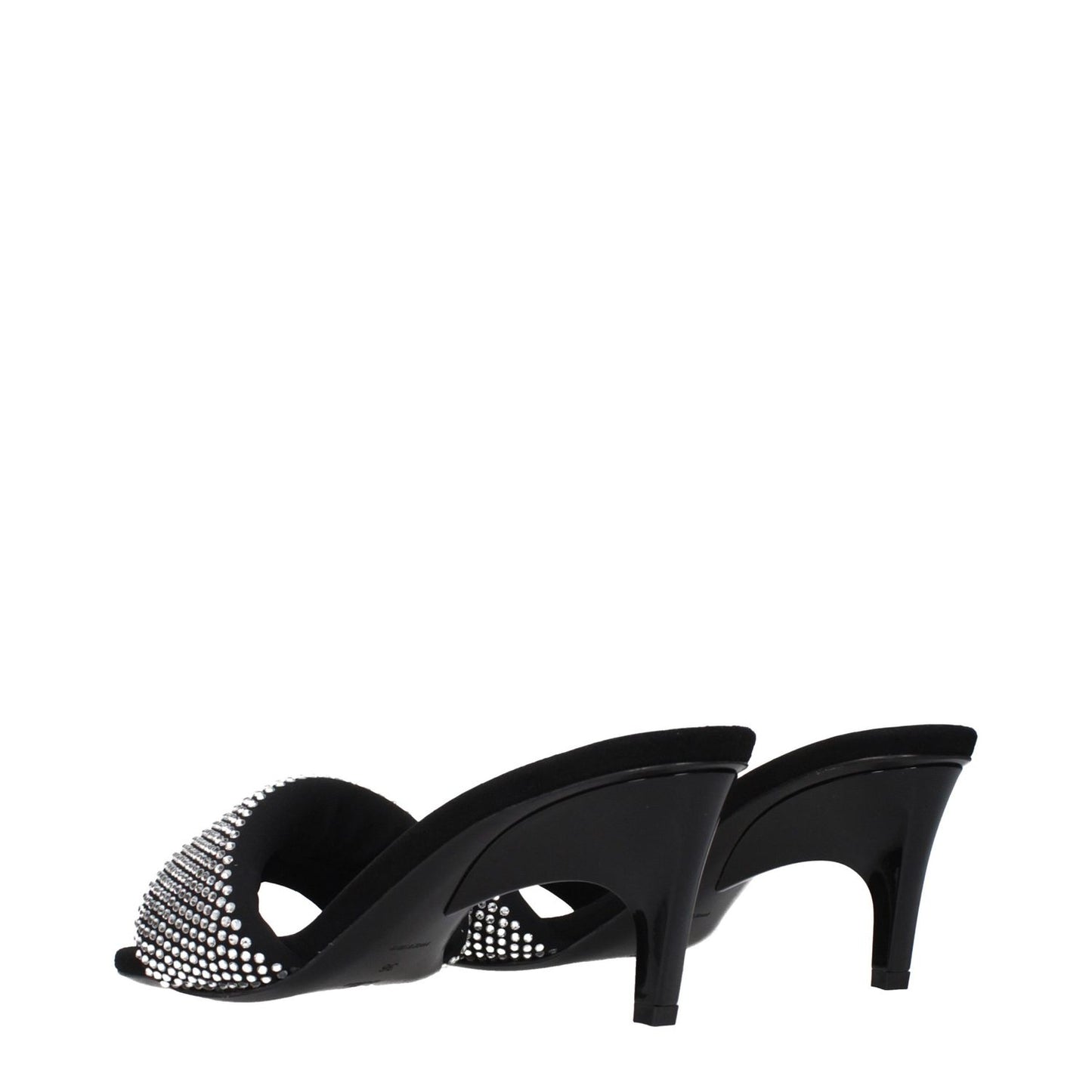Prada Black Fabric Stiletto Heel Sandals