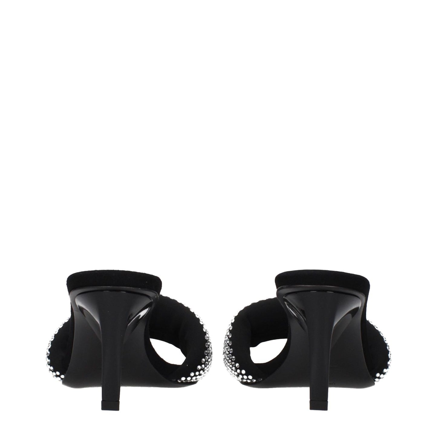 Prada Black Fabric Stiletto Heel Sandals