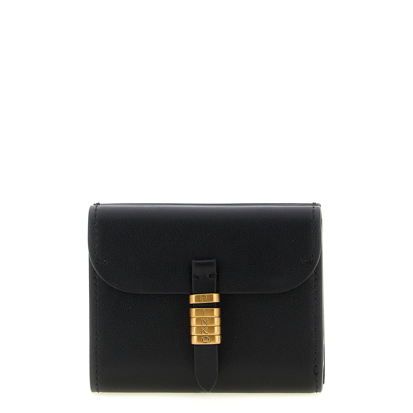 PINKO Black Cowhide Cardholder