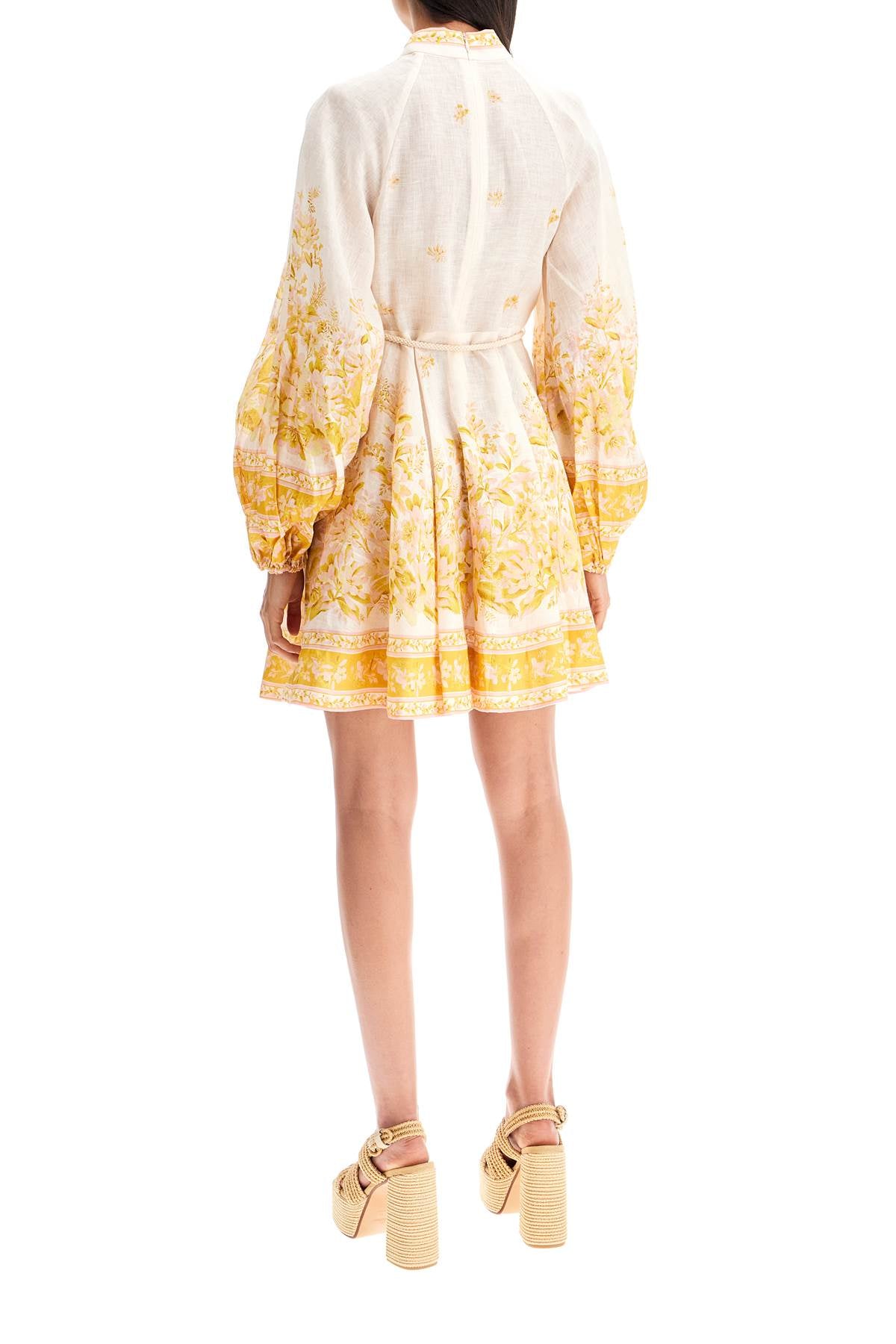 Zimmermann floral linen mini dress with Dresses Zimmermann