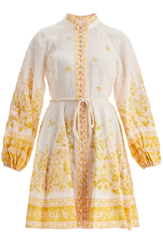 Zimmermann floral linen mini dress with Dresses Zimmermann