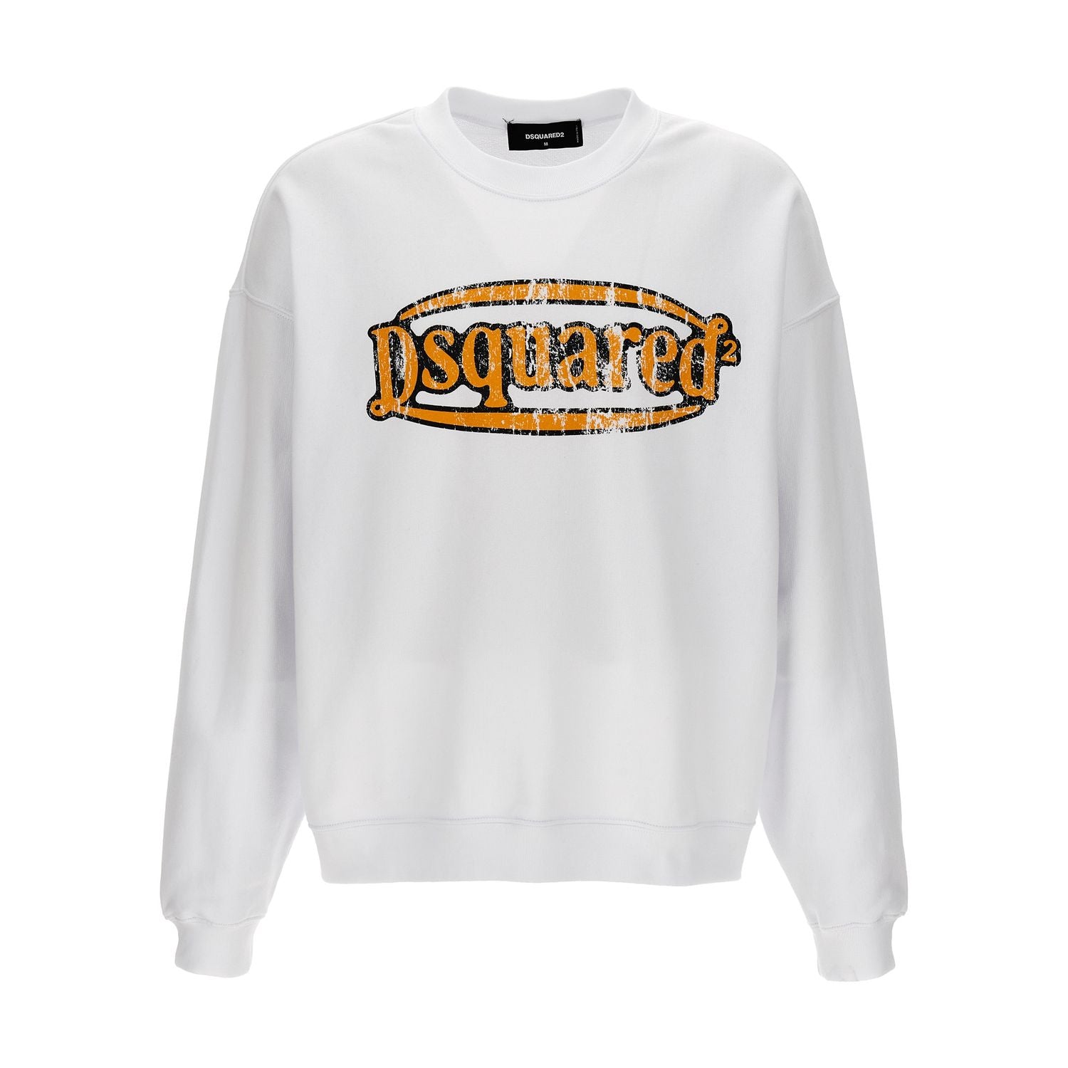 Dsquared² White Cotton Sweatshirt