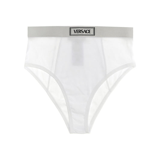 Versace White Cotton Briefs
