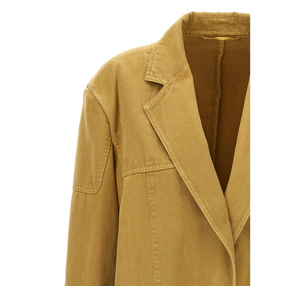 Max Mara Beige Cotton Blazer