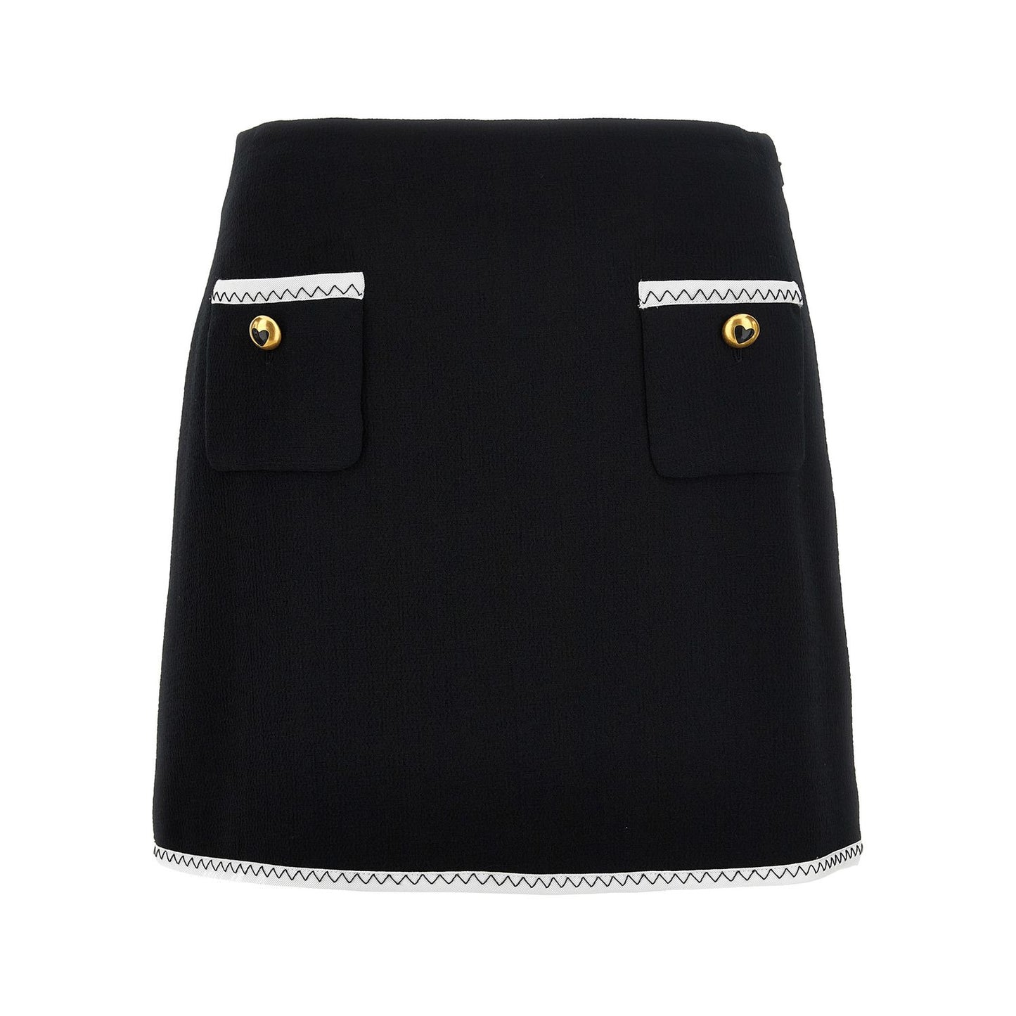 Moschino Bicolor Viscose Long Skirt