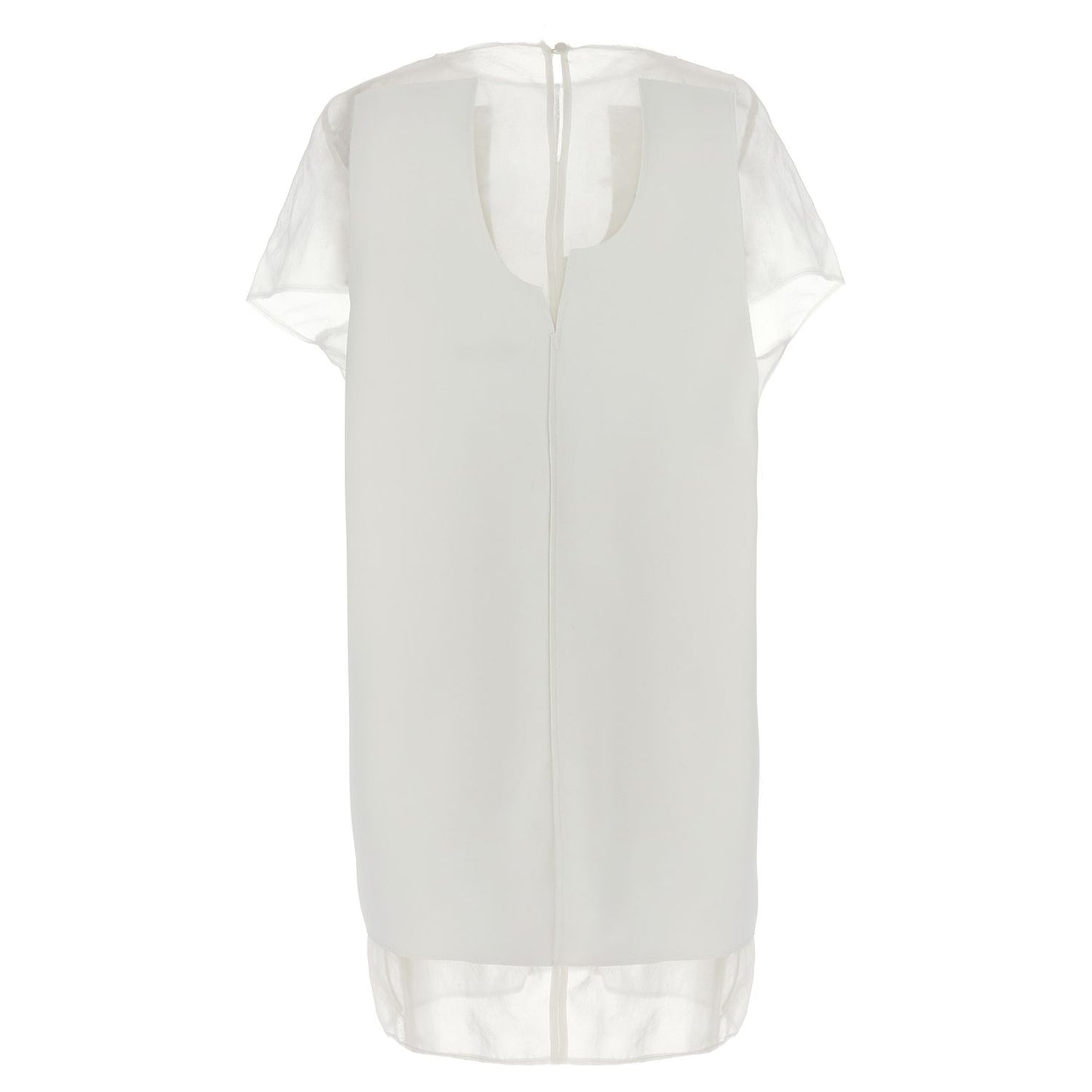 Khaite White Polyester Short Dress