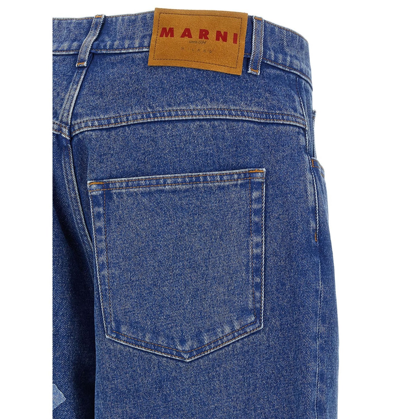 Marni Blue Cotton Jeans Denim