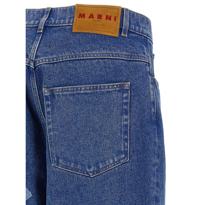 Marni Blue Cotton Jeans Denim