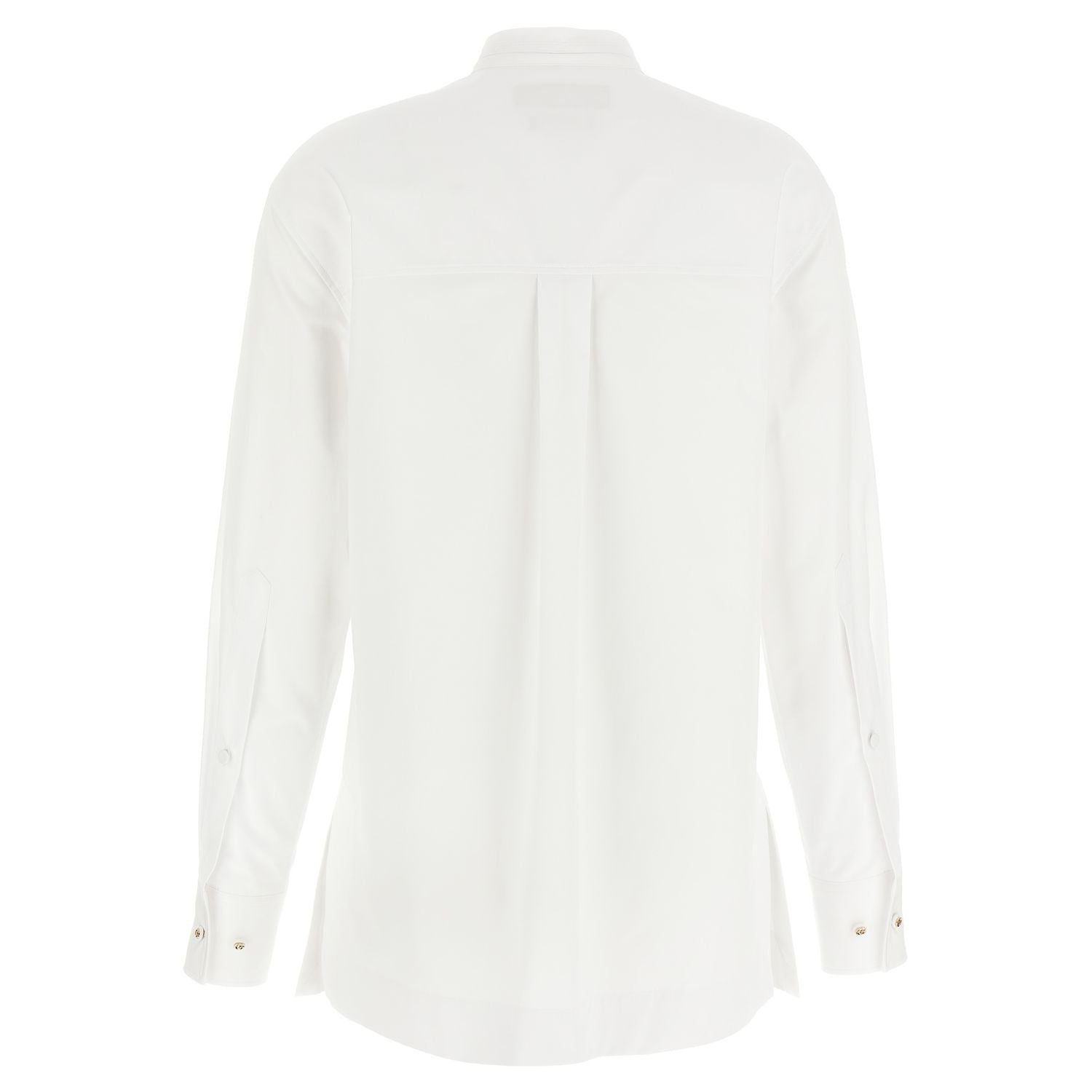 Gucci White Cotton Blouse