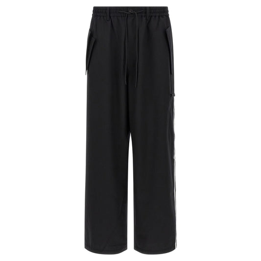 Y-3 Black Polyester Casual Pants