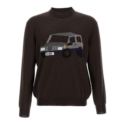 Magliano Brown Wool Cardigan
