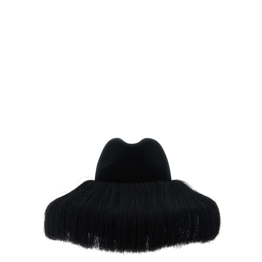 Comme Des Garçons Black Wool Fedora