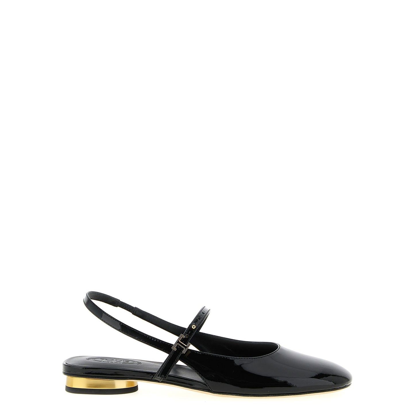 Tod's Black Calfskin Ballet Flats