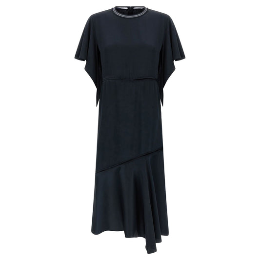 Fabiana Filippi Blue Viscose Midi Dress