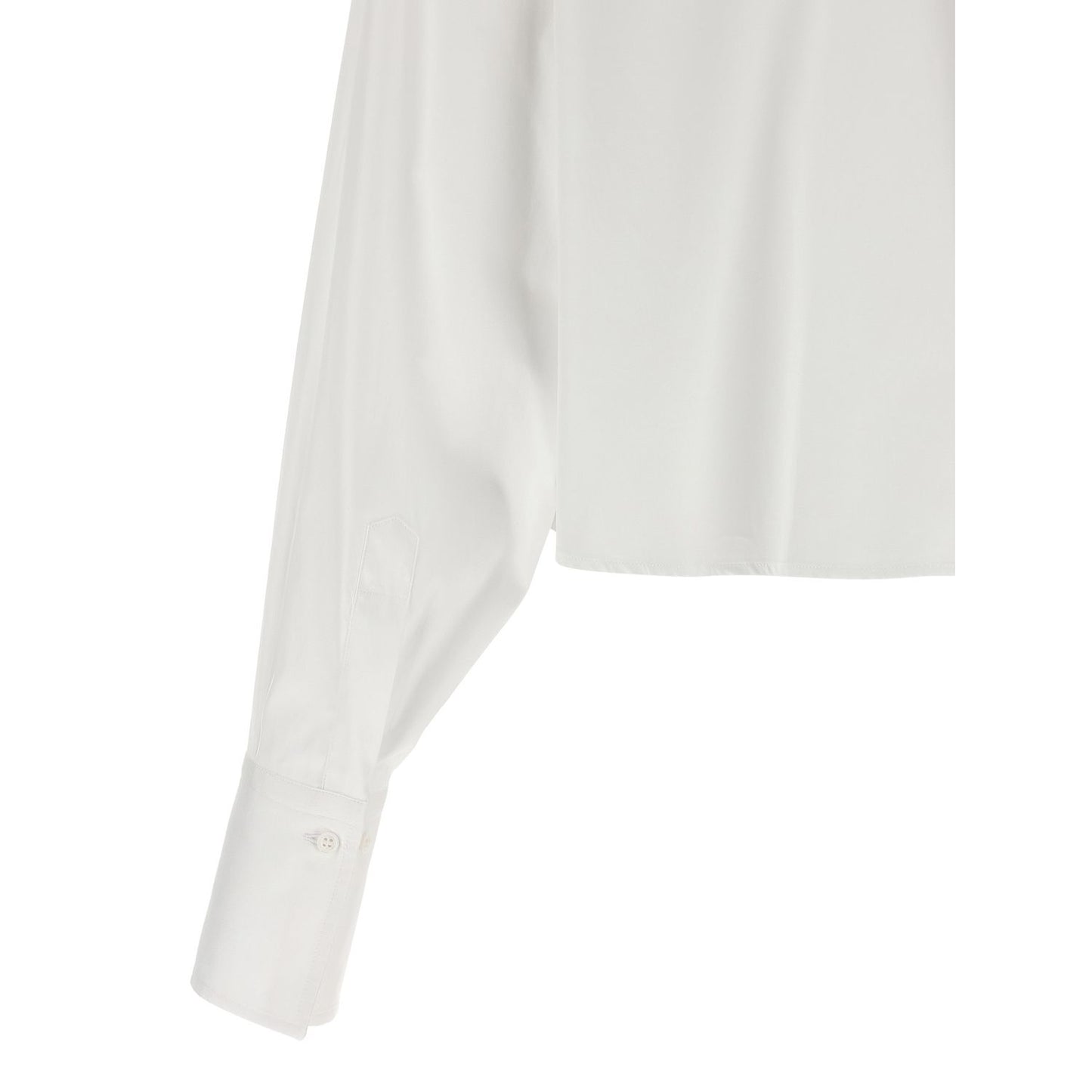 Ermanno Scervino White Cotton Blouse
