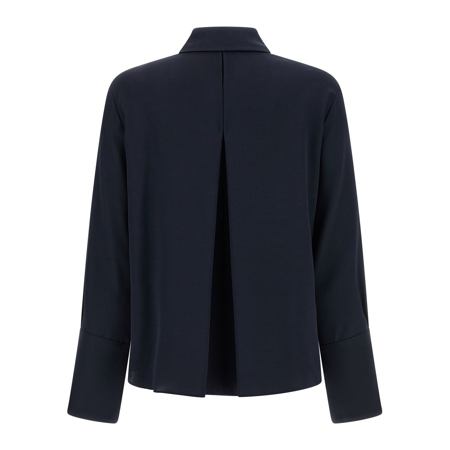 Max Mara Blue Silk Blouse