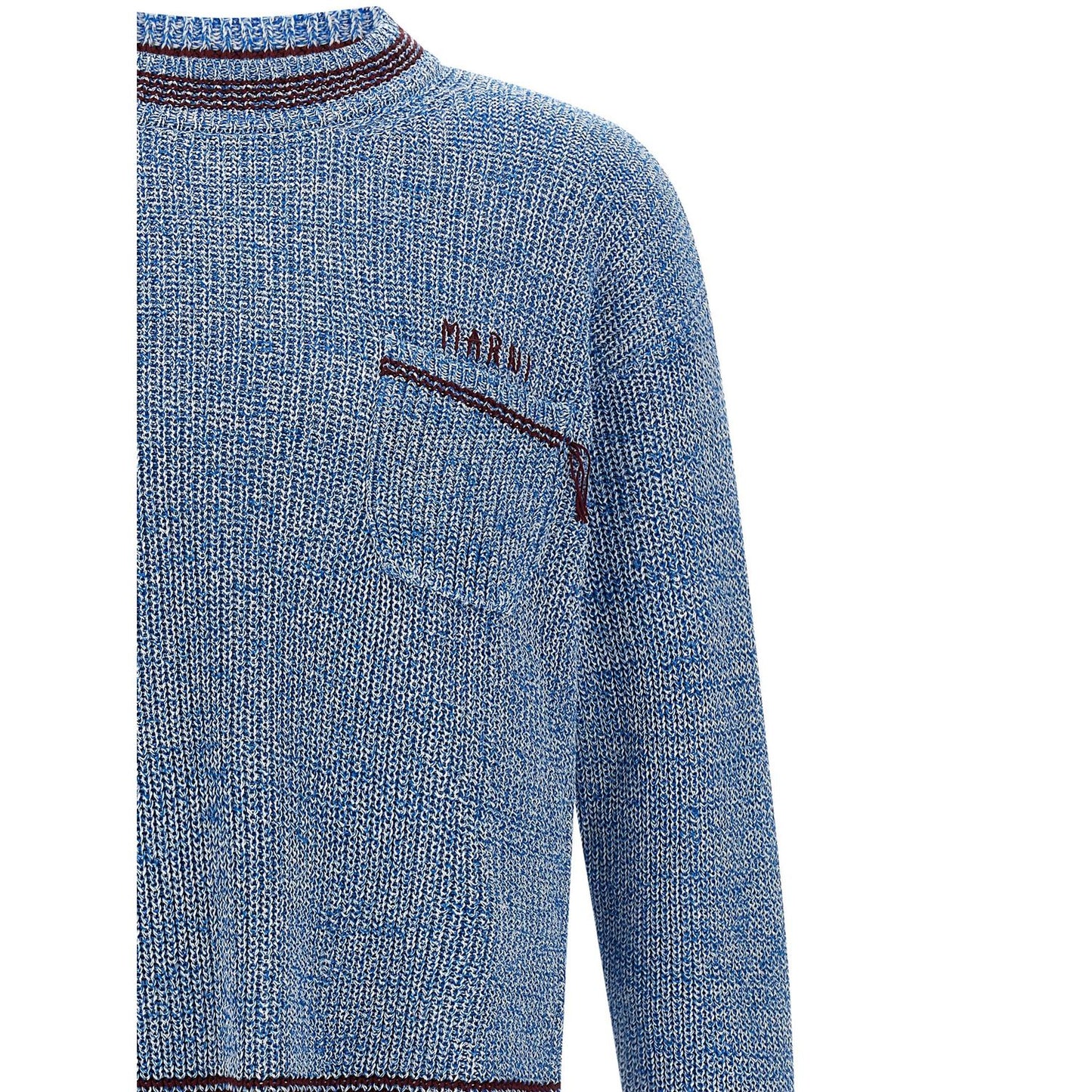 Marni Blue Cotton Cardigan