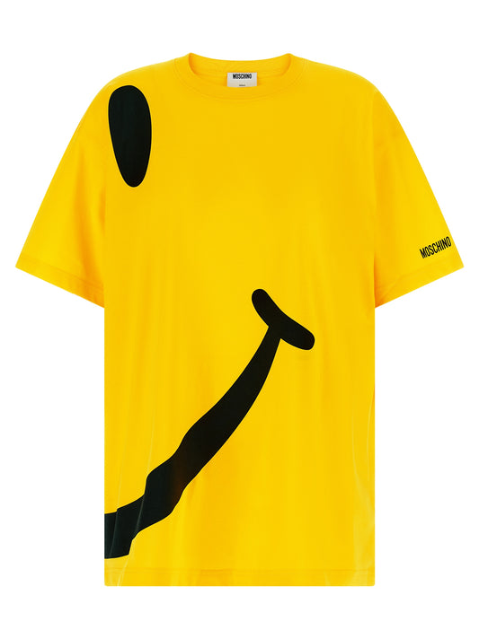Moschino Bicolor Cotton T-Shirt