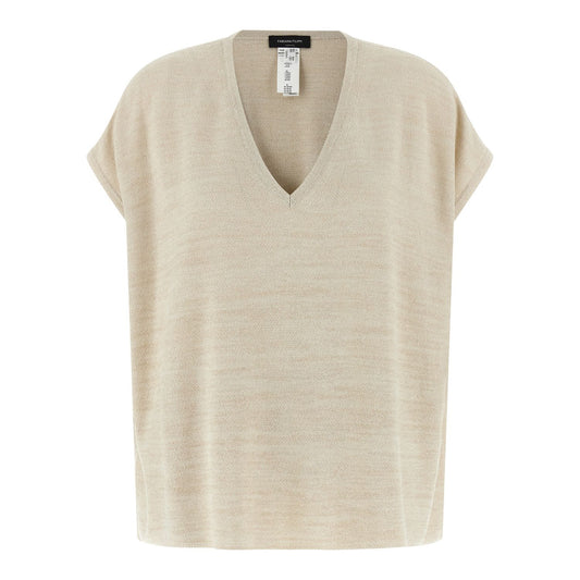 Fabiana Filippi Gold Cotton Cardigan