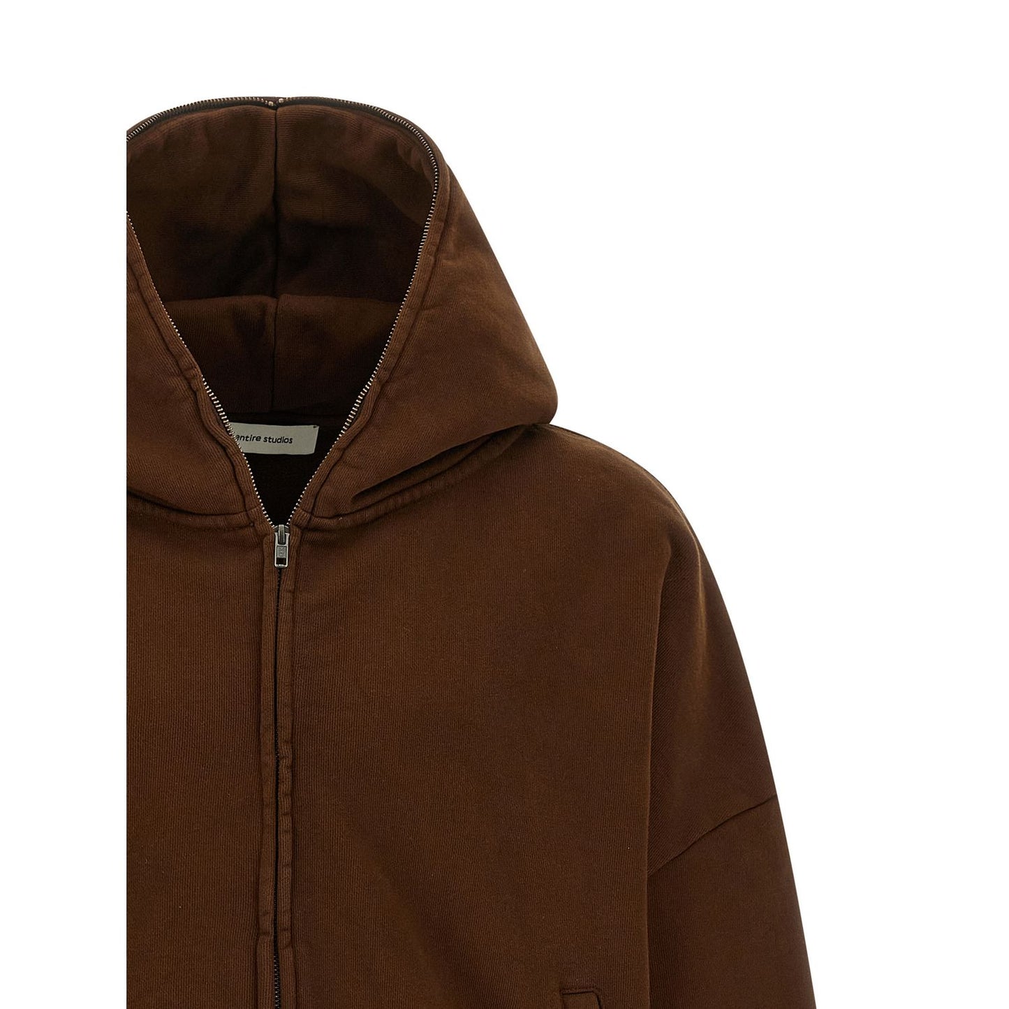 Entire Studios Brown Cotton Sweatshirt