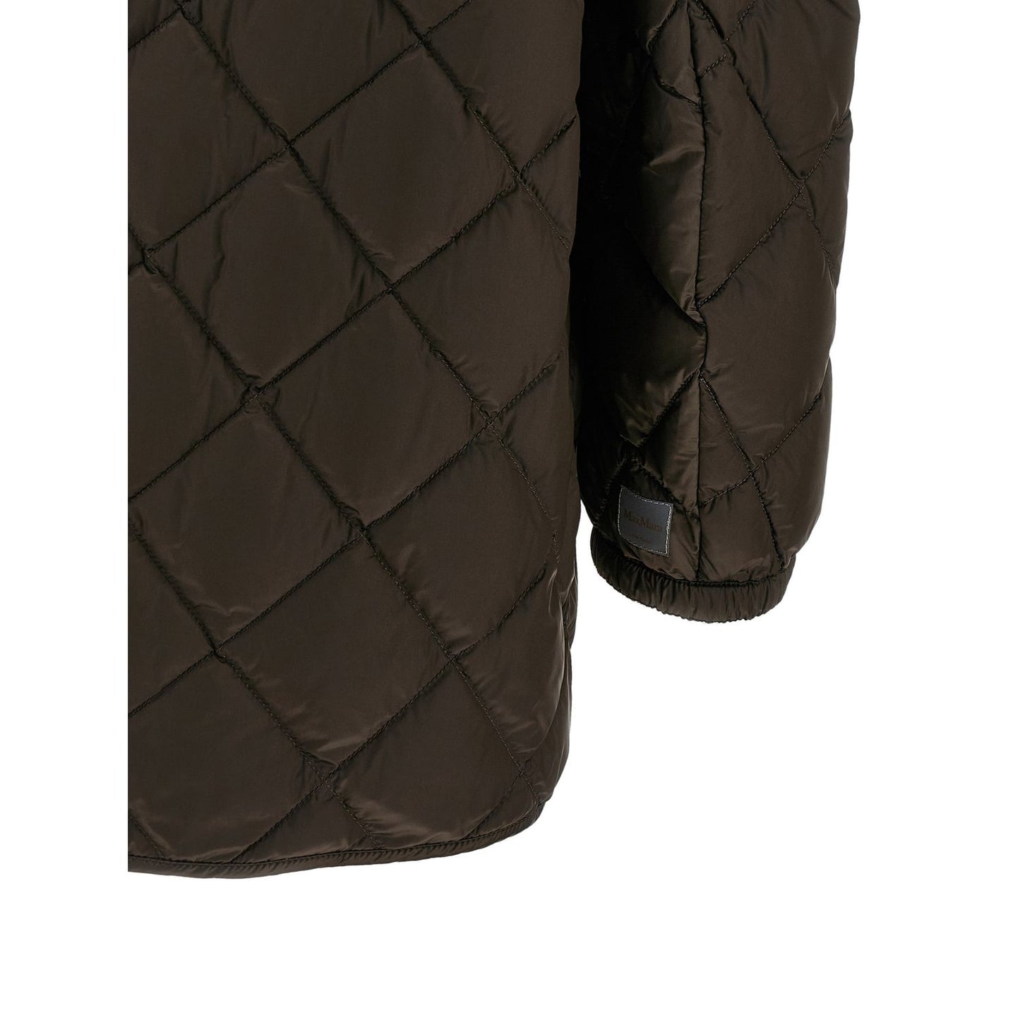 Max Mara Brown Polyamide Full-Length Jacket