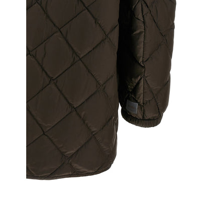 Max Mara Brown Polyamide Full-Length Jacket