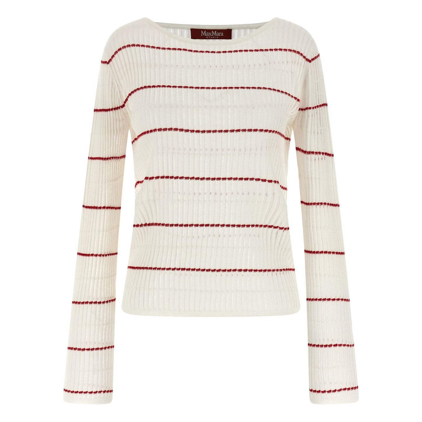Max Mara White Silk Cardigan