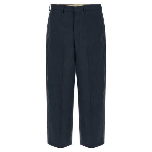 PT Torino Blue Virgin Wool Dress Pants
