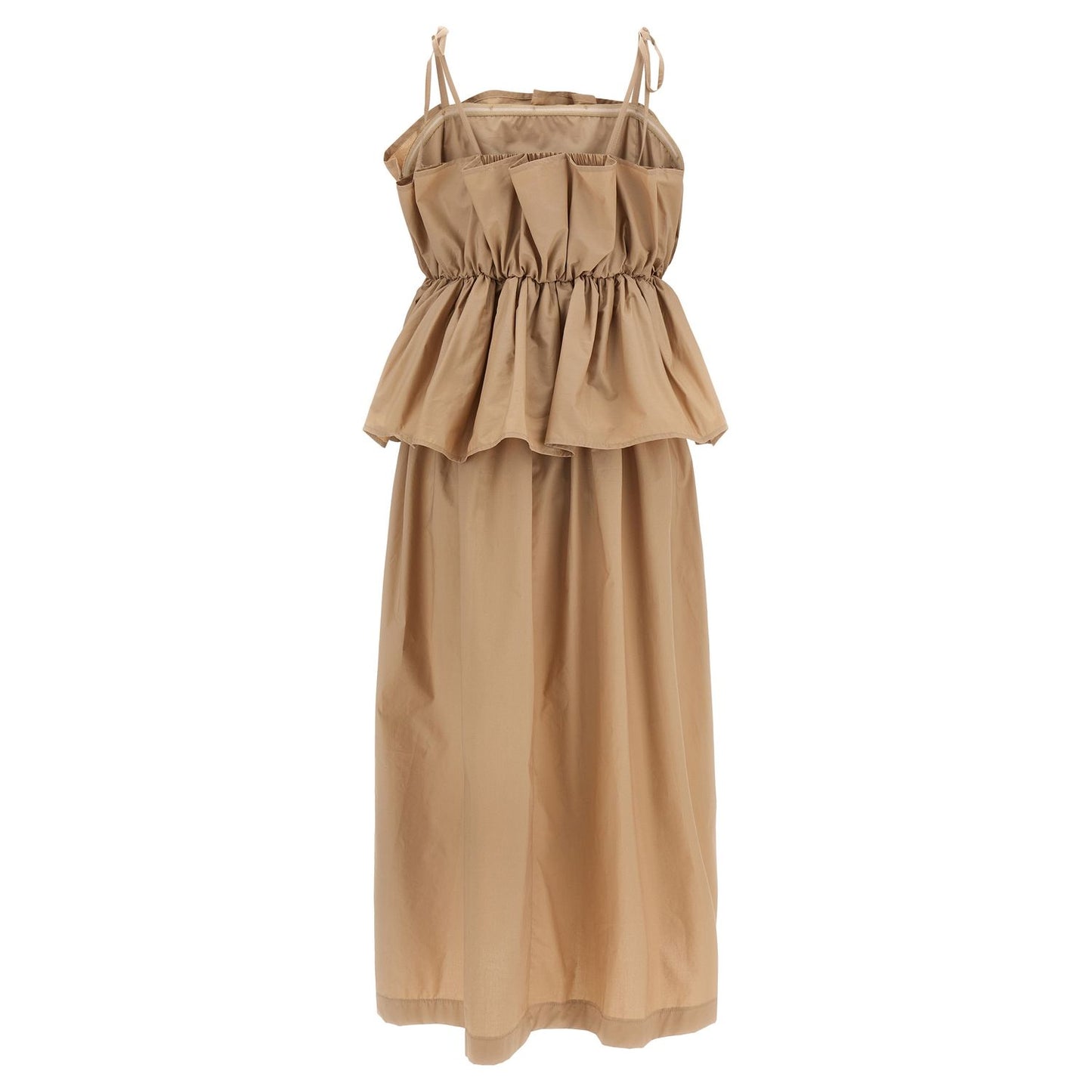 Twinset Beige Cotton Long Dress