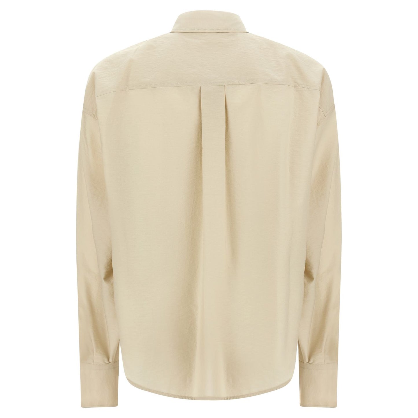 Brunello Cucinelli Beige Cotton Blouse