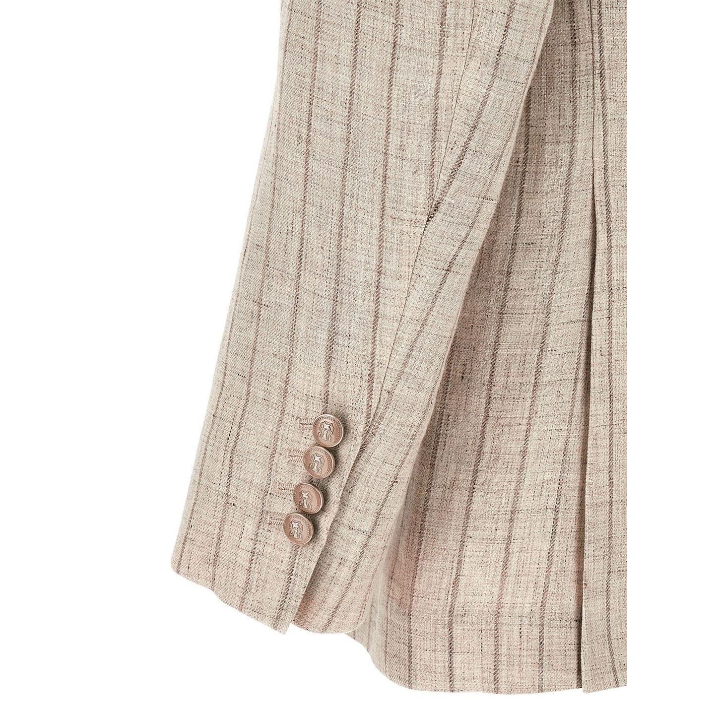 Brunello Cucinelli Gray Linen Blazer