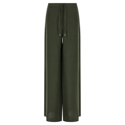 Max Mara Bicolor Linen Casual Pants