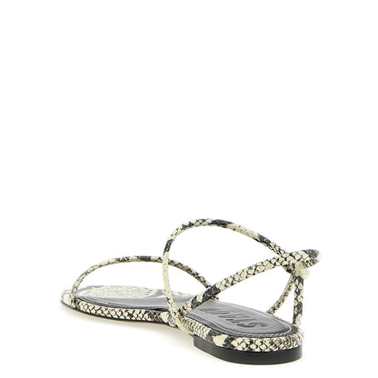 Staud Bicolor Cowhide Flat Sandals