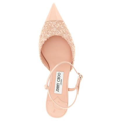 Jimmy Choo Multicolor Tencel Mid Heel Pumps