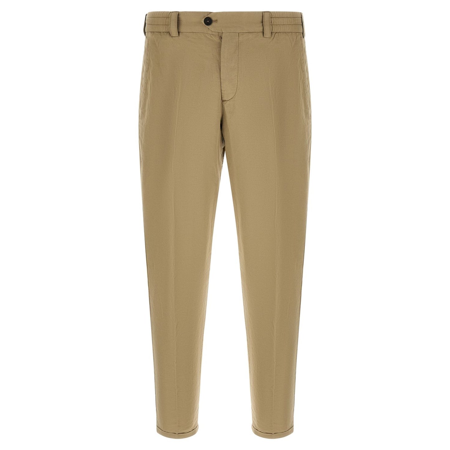 PT Torino Beige Linen Casual Pants