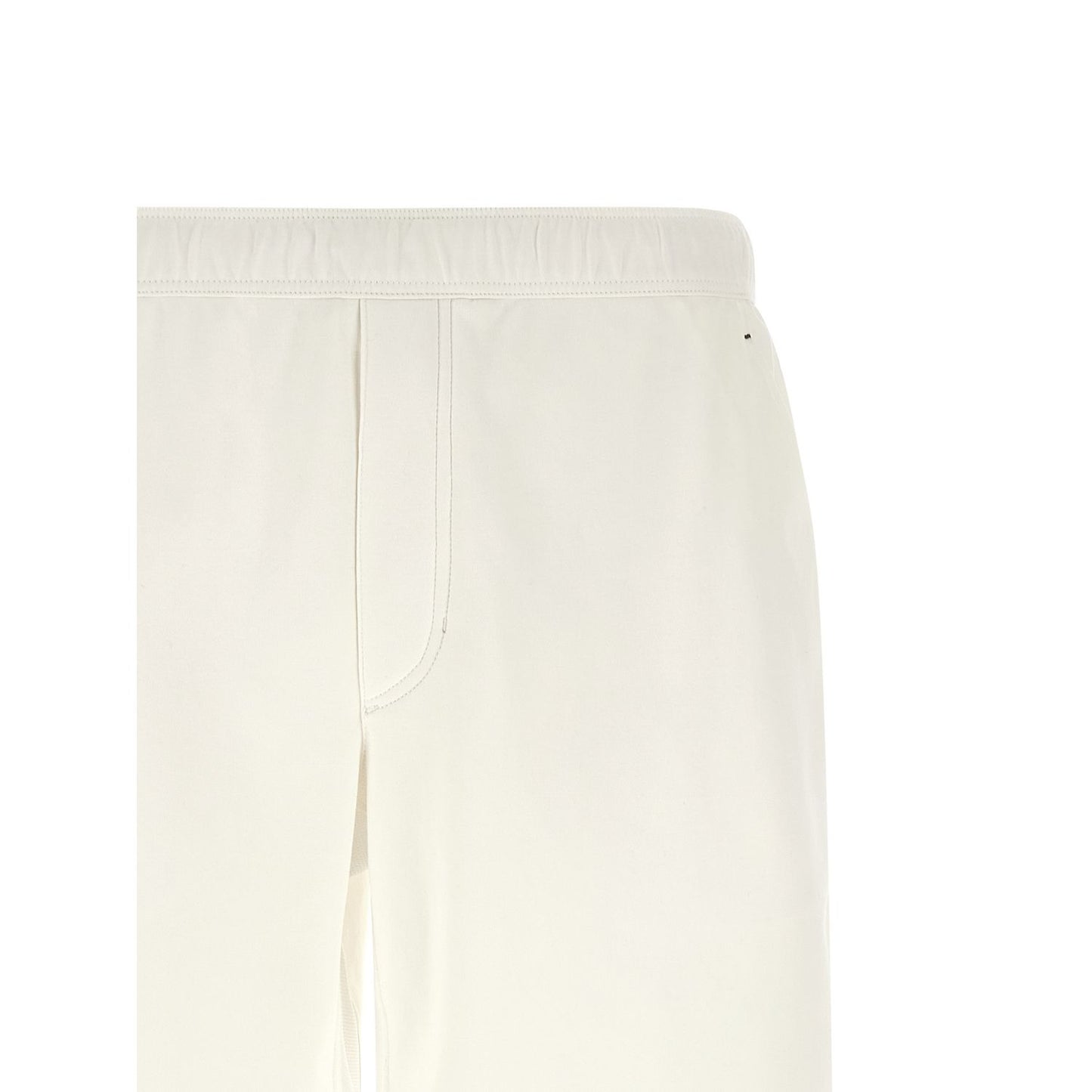 Brunello Cucinelli White Cotton Bermuda Shorts