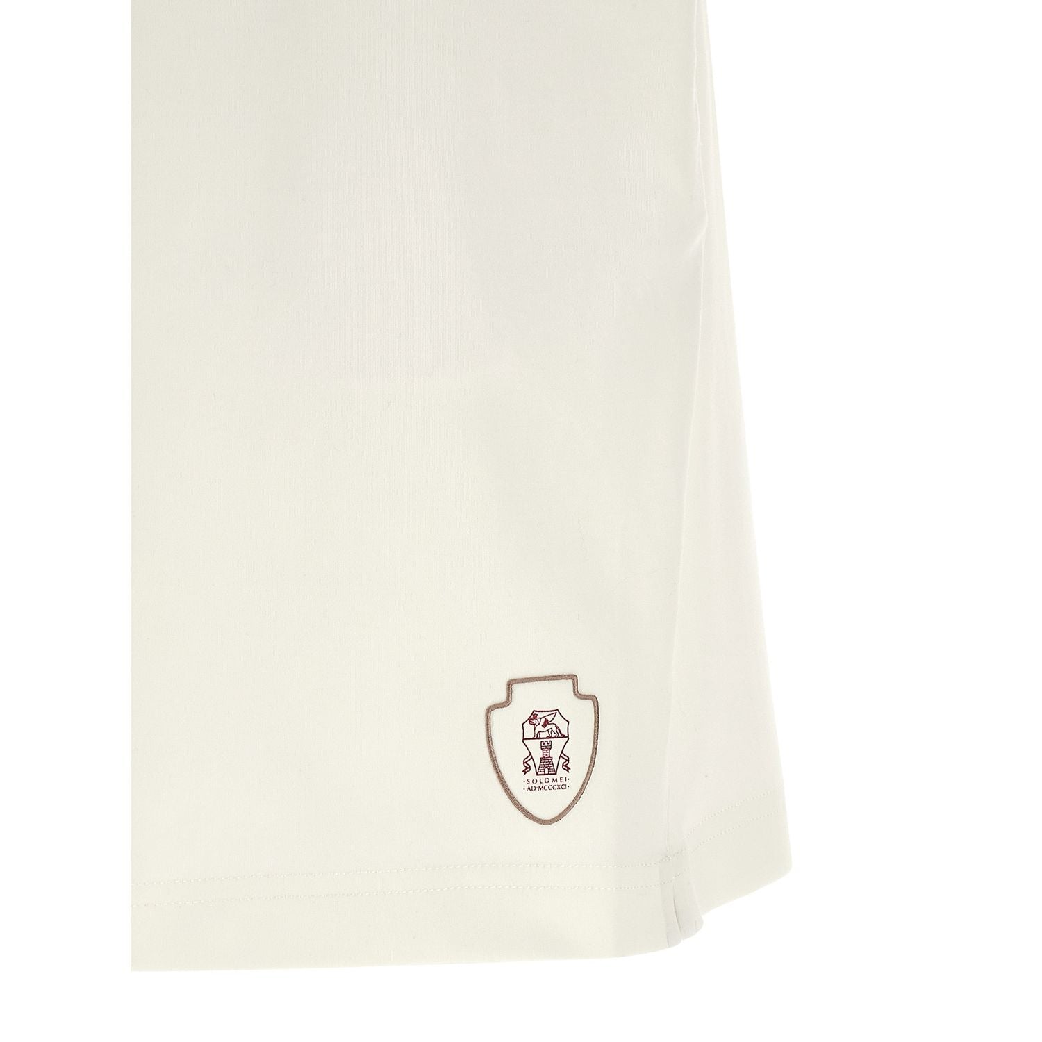 Brunello Cucinelli White Cotton Bermuda Shorts