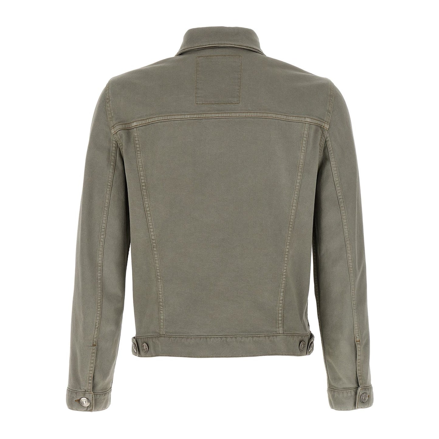 Brunello Cucinelli Gray Cotton Denim Jacket