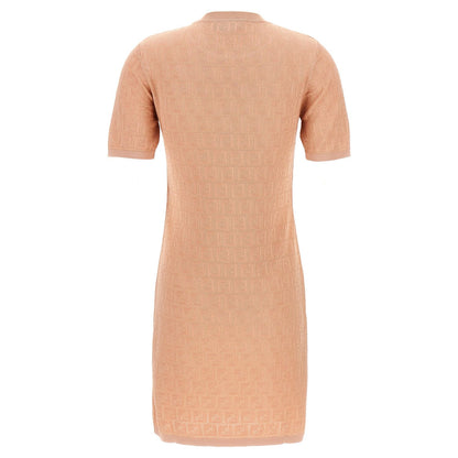 Fendi Multicolor Cotton Short Dress