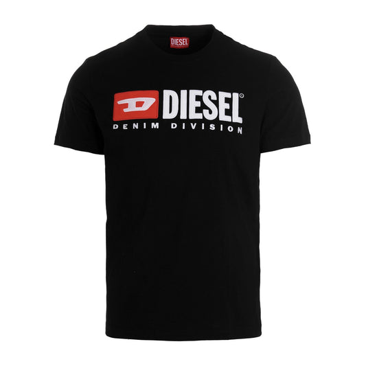 Diesel Black Cotton T-Shirt