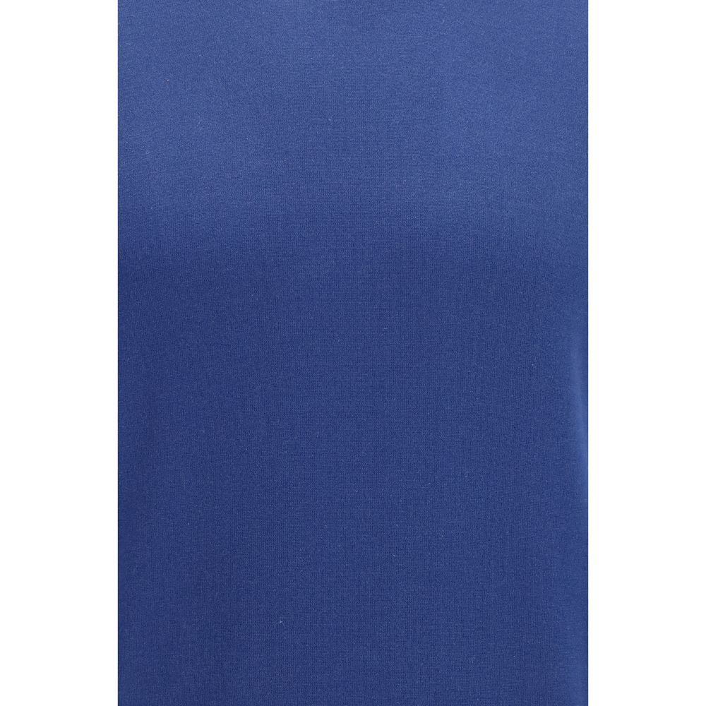 Brunello Cucinelli Blue Cotton Sweatshirt