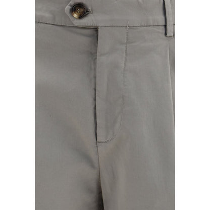 Brunello Cucinelli Bicolor Cotton Chino Pants